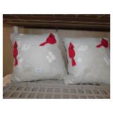 CARDINAL DECORATIVE PILLOWS; PILLOW