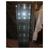 CURIO CABINET 4 GLASS SIDES FRONT OPEN DOOR 3