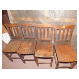 GROUP OF 4 CHAIRS