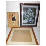 PICTURES AND EMPTY FRAME