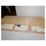 LEADED GLASS PANEL - 56" X 12"