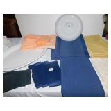 TABLE CLOTHES (4); NAPKINS; PLACEMATS; CHIP AND