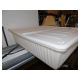 PLASTIC TOTE 7" X 32" X 28"