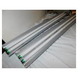 PAIR OF HANGING LIGHTS 4FT LONG