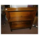 DOUBLE STACK BOOKCASE OPEN 37"H CASE 34"W 11"D