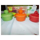 FOOD NETWORK MINI BAKERS COVERED DISHES 3 PER BOX