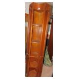 SOLID WOOD CORNER SHELF - 80" X 20" X 11"