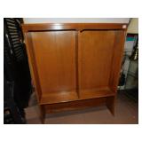 MAPLE OPEN SHELF UNIT 40"W 48"H 8 1/4"D