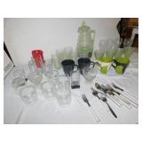 WHOLE KITCHEN GLASS SET, DEPRESSION GLASSES