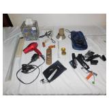 TISSUE BOX; CLIPPERS; PLUG HAIR DRYER