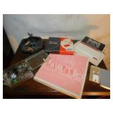 EASTERN STAR PIN, SCOTCH TAPE, ETC.