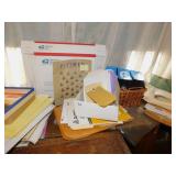 ASSORTED CARDS, PITTED MAGAZINE, TABLETS, ETC.