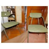 PAIR METAL CHAIRS