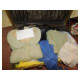LINENS AND SUITCASE