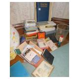 CARDS, BASKET, PEANUT BOOK, ETC.