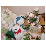 BUNNY & SILK FLOWERS