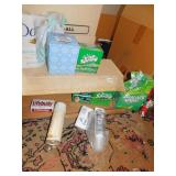 IRISH SOAP, TISSUES, DOVE SOAP