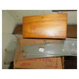 FILE AND GLASS SHELVES