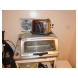 VINTAGE GE ROSTERAIRY OVEN; TOASTER; FAN; IRON;