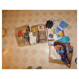 WORK GLOVES, FUSES, SCARF WITH HOLE, ETC.