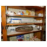 AMARETTO; WINE GLASSES; LAMP OIL; CHINET PLATES;