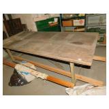TABLE WOULD BE IDEAL FOR A WORK BENCH WITH A BIT