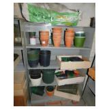 METAL STACKING SHELF 47"H 34"W 13"D CONTENTS NOT