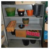 METAL STACKING SHELF 47"H 34"W 13"D CONTENTS NOT