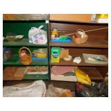 METAL STACKING SHELF 47"H 34"W 13"D CONTENTS NOT