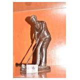 8" H GOLFER PUTTING