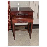 PAIR OF TABLES 20" W X 14 " X 20" H - 2 TABLES