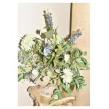 PLANTER W/ SILK FLOWERS