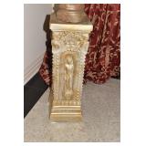 PLASTER PEDESTAL 28" H X 9" X 9" SQUARE