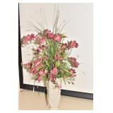 LENOX VASE W/ FLOWERS 10" VASE