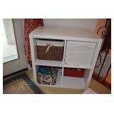 WHITE CUBBY 30" X 15.5" X 30" H