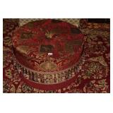 ROUND TUFTED OTTOMAN 26" X 14" H