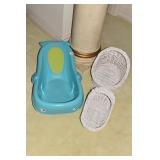 FISHER PRICE BABY BATH 2 WHITE BASKETS
