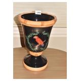 PARROT VASE RAYMOND WAITES COLLECTION 13" H