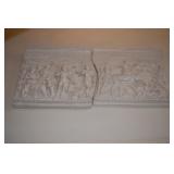 WALL PLAQUES - LOOK HEAVY BUT NOT 4