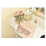 SILK MINI ROSES, TISSUE BOX