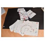 NEEDLE POINT TABLECLOTH SET