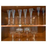 CHAMPAGNE GLASSES, & OTHERS