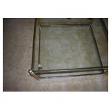 33 SQUARE GLASS COFFEE TABLE