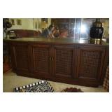 CONSOLE CABINET NO INTERIOR 61W 17D 27H