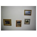 ASSORTED PRINTS FRAMED