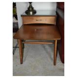 MID CENTURY MERSMAN STEP TABLE LIGHT SCRATCH ON