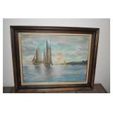 SHIP OIL ON BOARD 23.5 X29.5