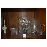 2 APPLIED WATER PITCHERS