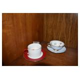 10 STRAWBERRY SHELLEY CUP AND SAUCER