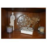 SERVING PLATTER CANDLE, LARGE CANDLELIGHT DAMAGE